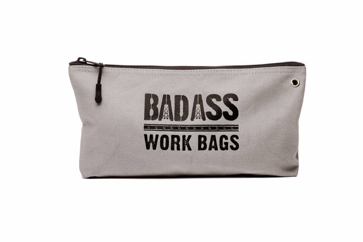 Bad Ass Canvas Zipper Tool Pouch 4-Pack | Easy Tool Storage, Heavy Duty