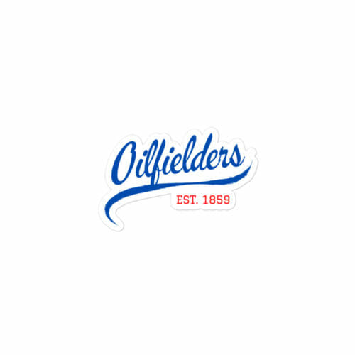 OILFIELDERS BASEBALL STICKER