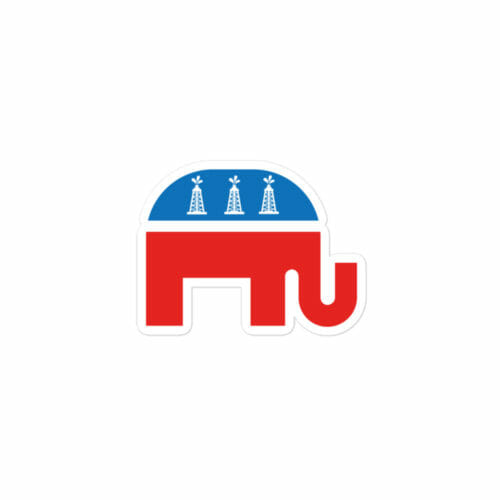 OILFIELD REPUBLICAN STICKER