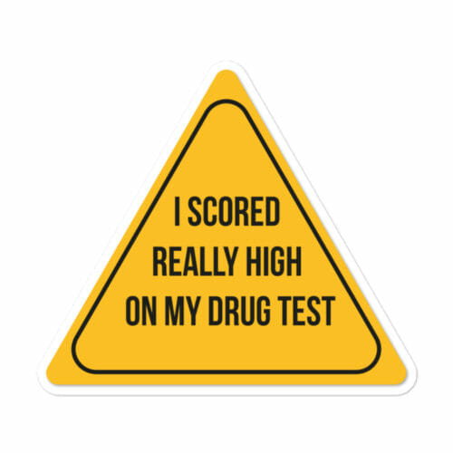 DRUG TEST STICKER - Image 2