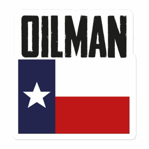 TEXAS OILMAN STICKER - Image 2