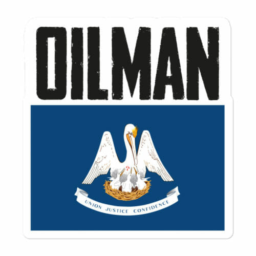 LOUISIANA OILMAN STICKER - Image 2