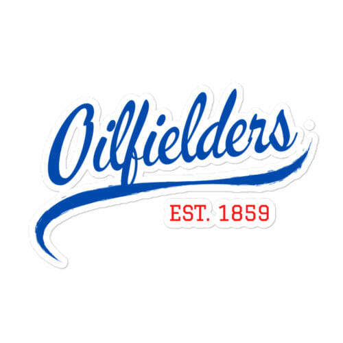 OILFIELDERS BASEBALL STICKER - Image 2